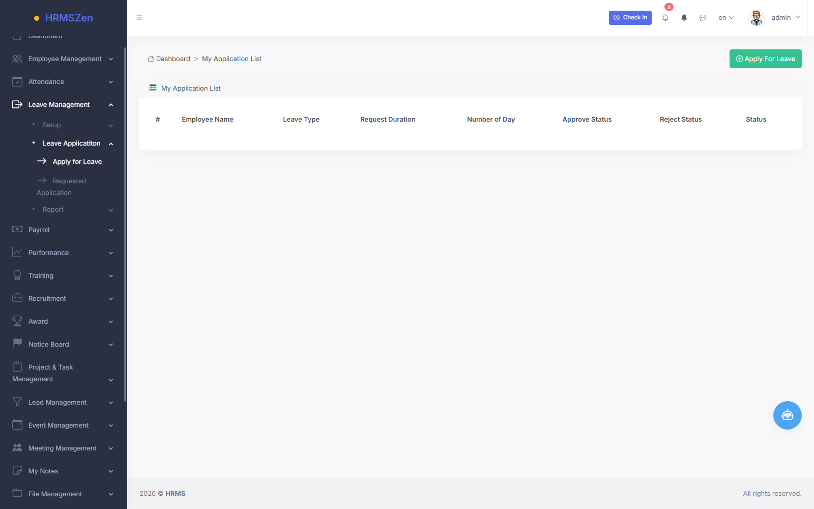 Leave Types, Accruals & Holidays screenshot